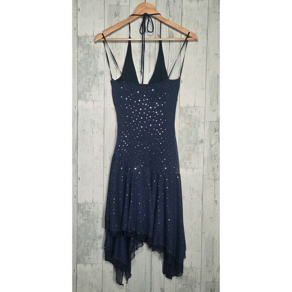 VTG City Triangles Glitter Fairy Grunge Whimsigoth Dress Sz. M(jr - Picture 2 of 6